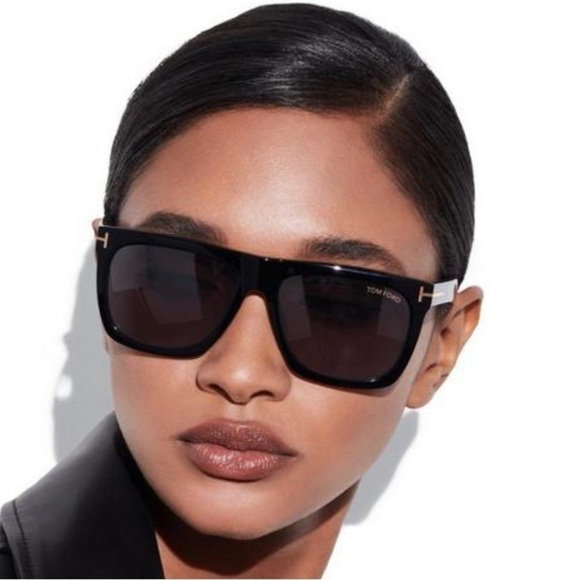 TOM Ford Morgan Square Black TF 513 57MM Unisex Sunglasses NWT main image 5